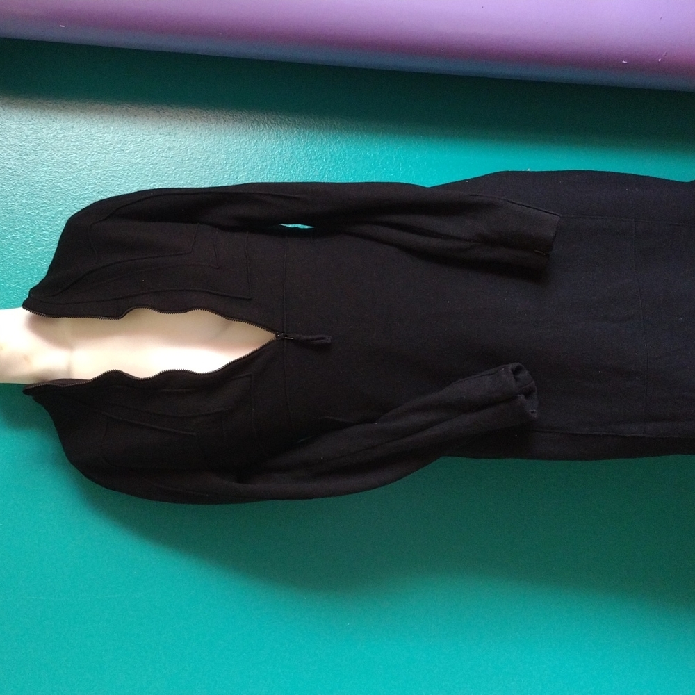 Vintage Black Wool Dress
